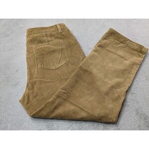 J.McLaughlin‎ Mens Corduroy Pants Size 36 X 27 Brown Casual Comfort Trousers